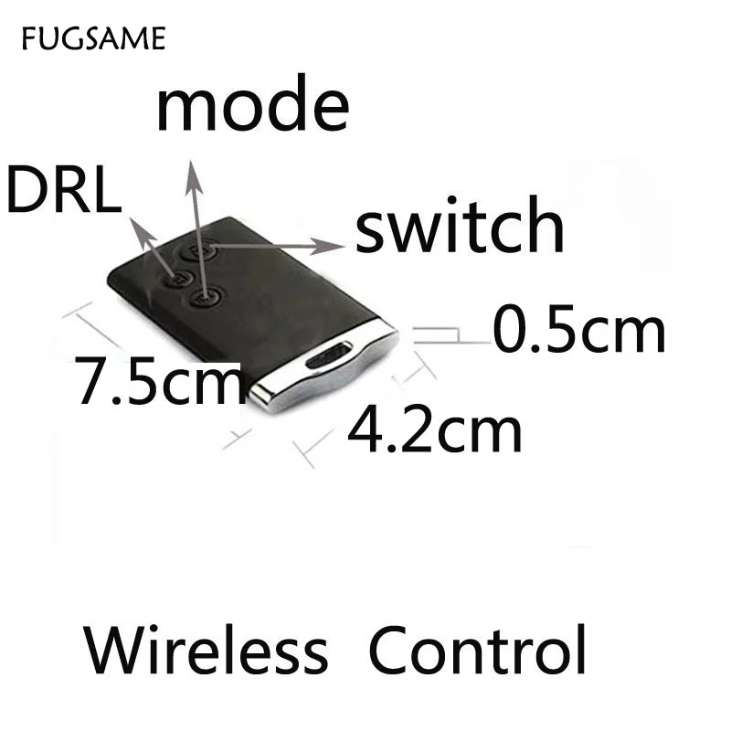 Оригинальный мощный сверхъяркий Автомобильный Стробоскоп 48 Вт с беспроводным