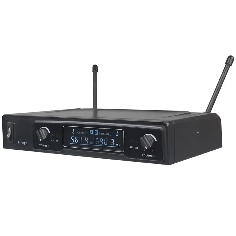 EastVita FB U10 двухсторонний цифровой UHF беспроводной микрофон с 2 металлическими ручками r25|Микрофоны| |
