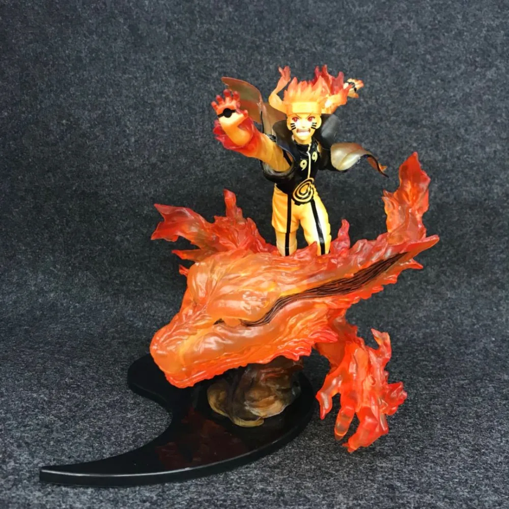 NARUTO Konohagakurenosato Hatake Kakashi Uzumaki Naruto Flame scene PVC Action Figure Collectible Model Toy Box-Packed | Игрушки и хобби