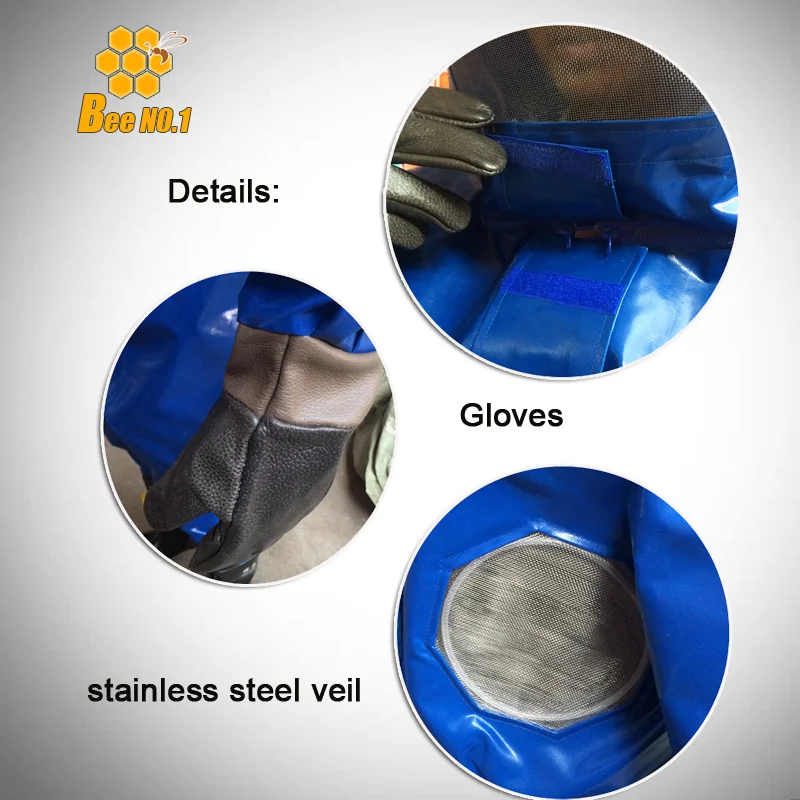 Защитный костюм от ОС с маской и сапоги перчатки комбинированный Пчеловодство