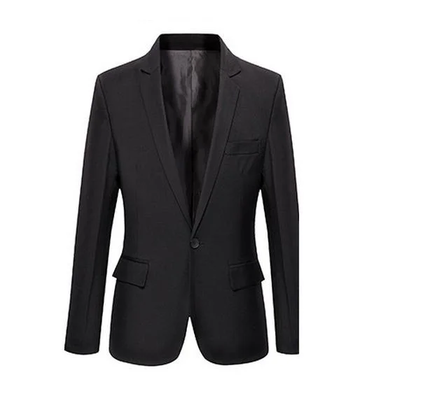 

Europe Spring Nice New Men Casual Suit S-7XL-6XL Bust 121cm Korean Slim Small Suit Fashion Youth Work Jacket one-piece Suit