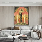 Постер с принтом богини сомы, языческая мифология, Настенная картина в стиле модерн, психоделический гриб, богемный холст, картина