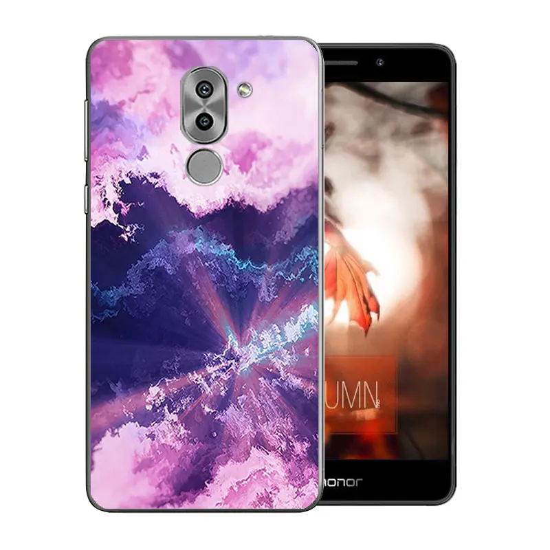 For Huawei Honor 6X Phone Cases Clear Soft Silicone Back Cover Hook Pattern for GR5 2017 Mate9 Lite Fundas Bag |