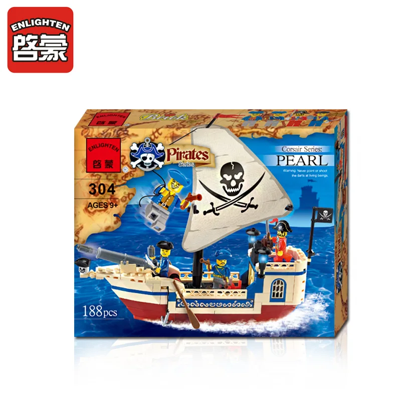 Enlighten модели Здание игрушка Совместимость с LEGO Лего Legos Конструктор E304 188 блок