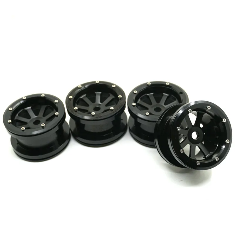 4 шт. 2,2 дюйма сплав Beadlock колеса диски для RC 1/10 гусеничный осевой Рейф рок автомобили