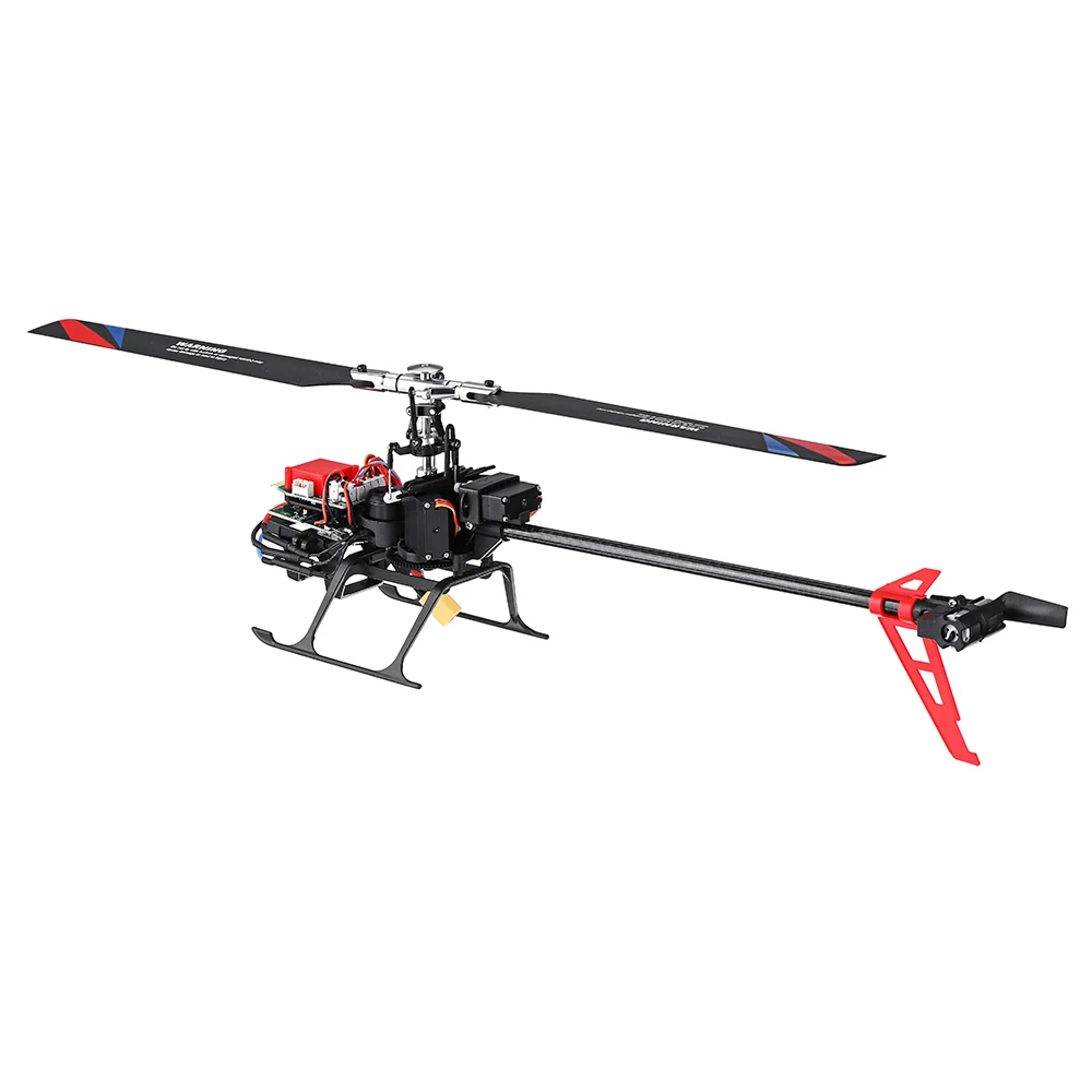 

XK K130 2.4G 6CH RC Helicopter Brushless 3D6G System Flybarless RTF Compatible with FUTABA S-FHSS-RTF W/Batteries Transmitter