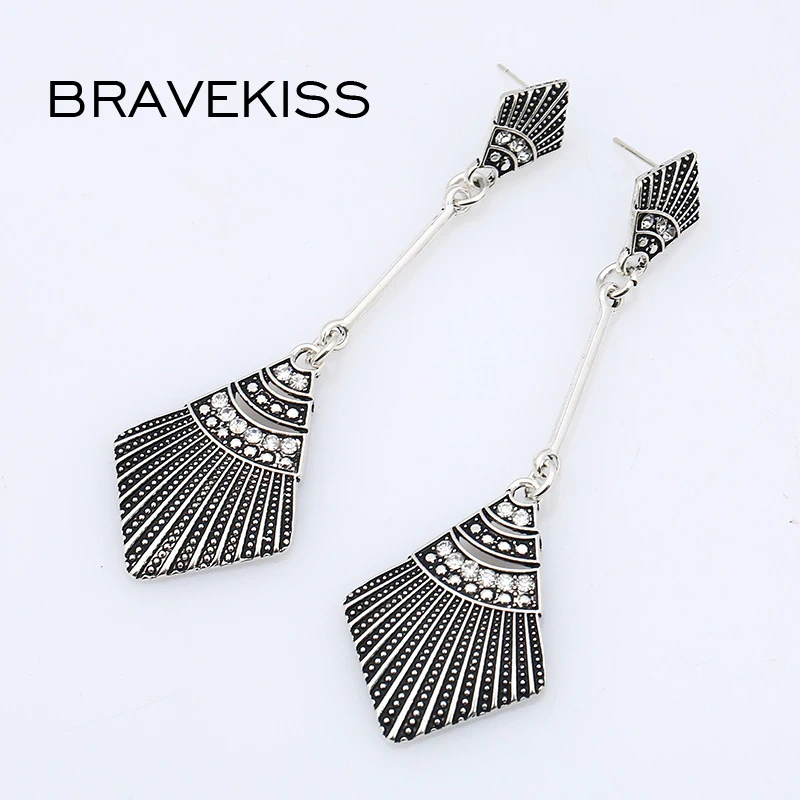 Bravekiss ретро геометрический ромб Stripes Национальный стиль чешского долго Висячие