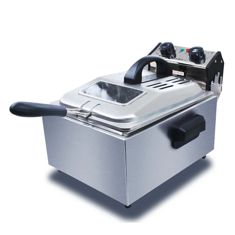 Фритюрница электрическая одноцилиндровая 6 л|electric fryer|deep fryerelectric deep fryer |