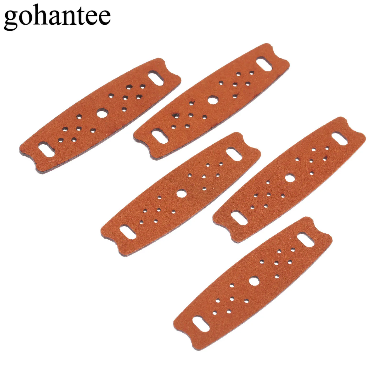 Gohantee коричневый 5 шт. рогатки чехлы из микрофибры с центровым отверстием для
