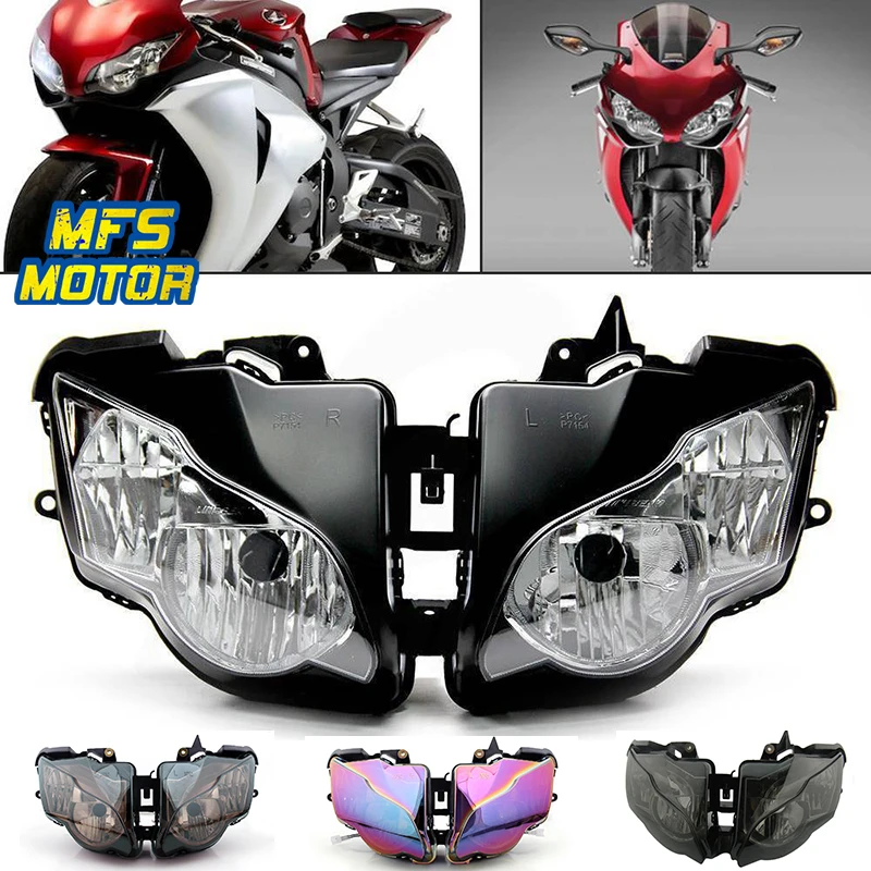 

Headlight For 08-11 Honda CBR1000RR CBR 1000 RR Motorcycle Front Lamp Assembly Upper Head Light Housing 2008 2009 2010-2011