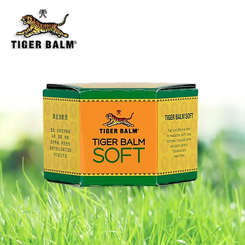 

Tiger balm soft ointment for individuals with headache,stuffy nose, itchiness(50g)