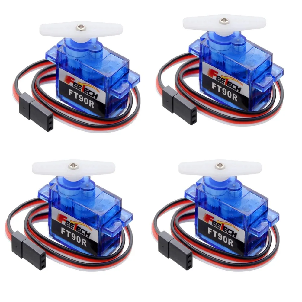 4 шт. Feetech FT90R 9g 360 градусов непрерывное вращение микро RC - Цена: 1 470,02 руб.