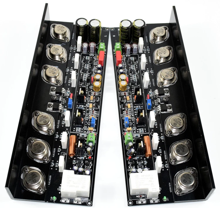 Плата усилителя мощности KSA50 MJ15024G/MJ15025G/MJE15034 высокомощная Hi-Fi регулируемая класс А