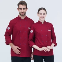 cooks kitchen jacket adult high quality chef uniforms uk clothing female restaurant chefs apparel ladies chefwear b 6522