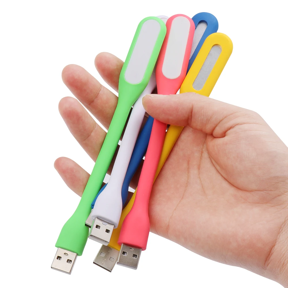 1 шт. Мини Портативный 2835SMD USB светодиодный светильник 5 в 1,2 Вт супер яркий книжный светильник лампа для чтения для внешнего аккумулятора ПК ноутбука