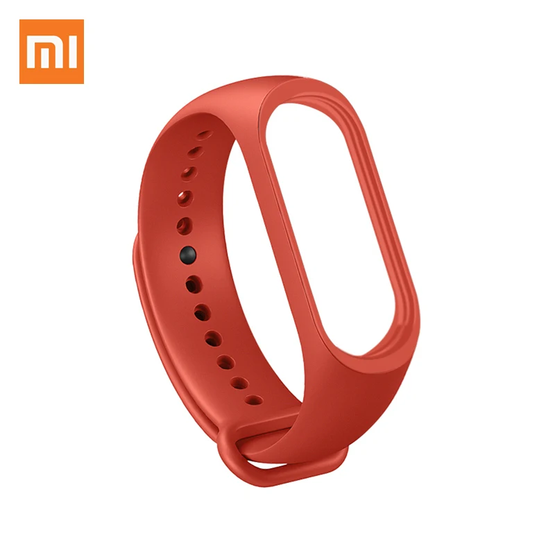 XIAOMI Mi Band 3 4 ремешок розовый Ограниченная серия Цвет ТПУ материал аксессуары для Xiaomi Miband умный Браслет - Цвет: Оранжевый