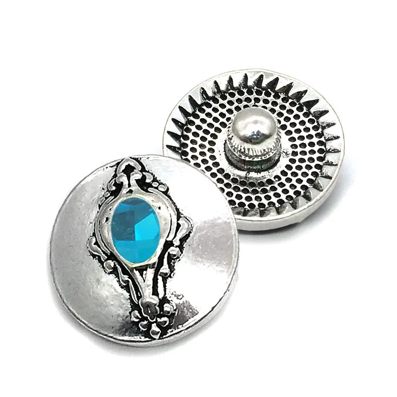 

metal Rhinestone Snap Buttons W118 Diy Jewelry fit 18mm Snap button Necklaces/Bracelets for women Fashion accessories