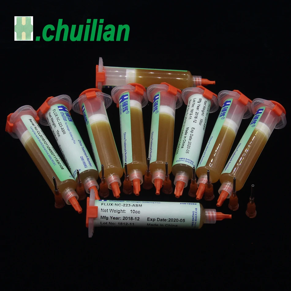 

Флюсовая паста chuilian NC-223-ASM 10cc, иглы С бессвинцовым Припоем