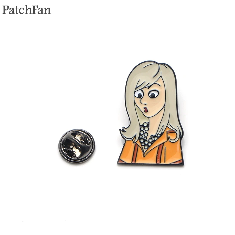 Patchfan две девицы на мели &quotЛучшие друзья&quot цинковый шпильки para рюкзак гордость