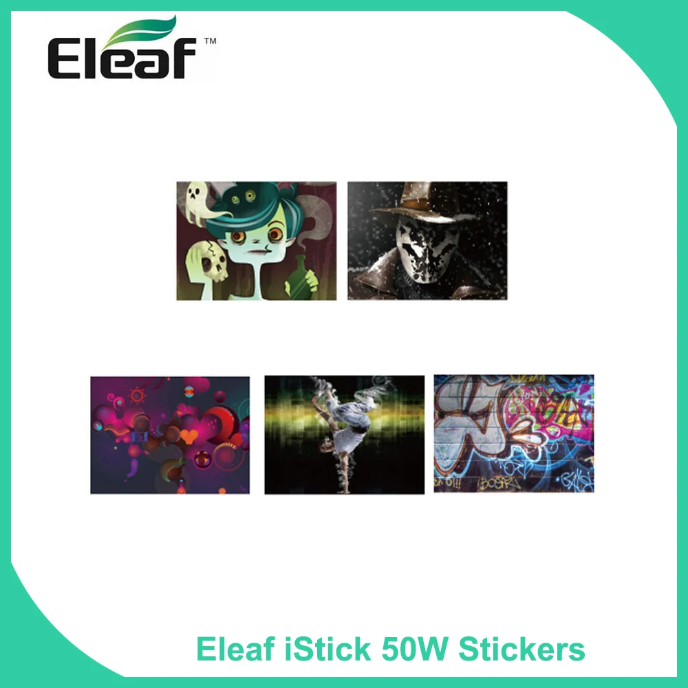 5 шт./упак. Eleaf iStick 50 Вт цветные наклейки для коробка мод аксессуары электронных