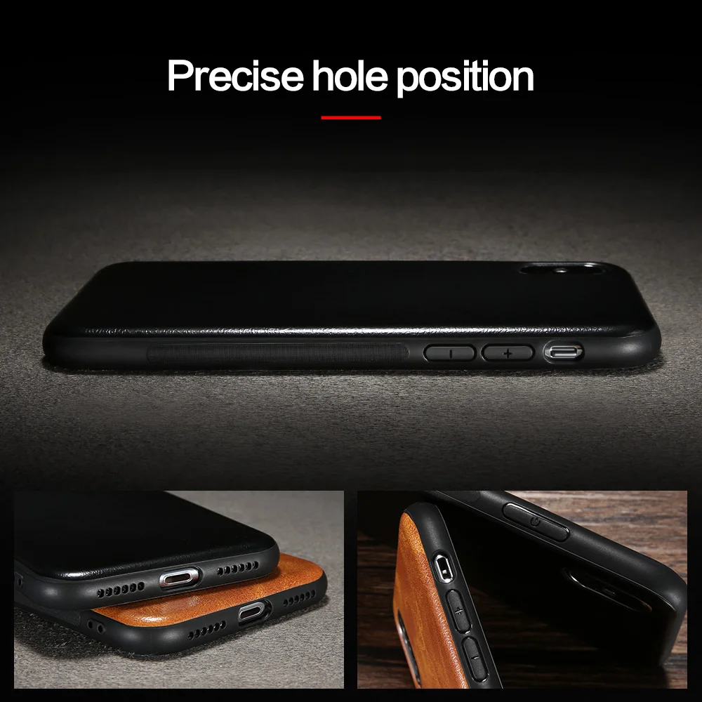 KISSCASE чехол для телефона iPhone X 7 8 6s бизнес PU кожаный мягкий TPU Plus 6 Аксессуары