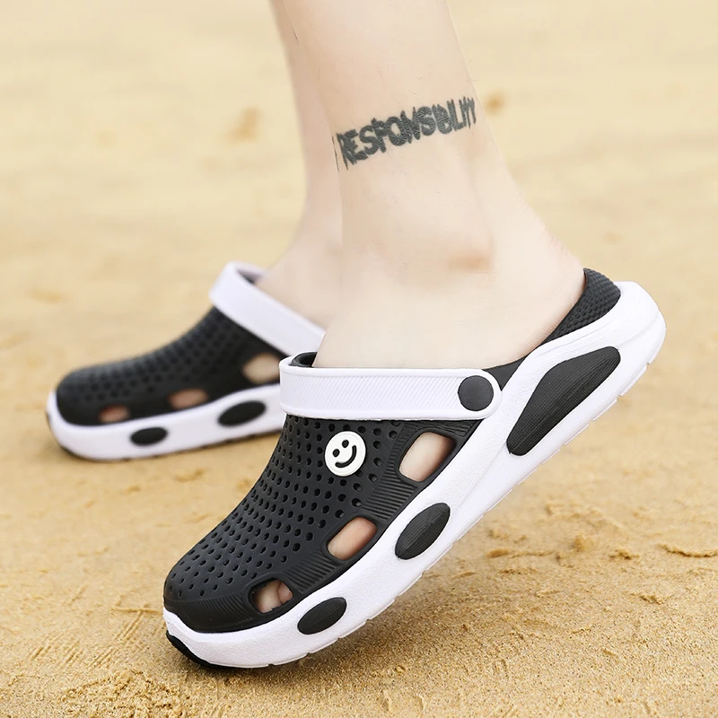 2019 уличные сандалии летние пляжные легкие шлепанцы мужские быстросохнущие туфли