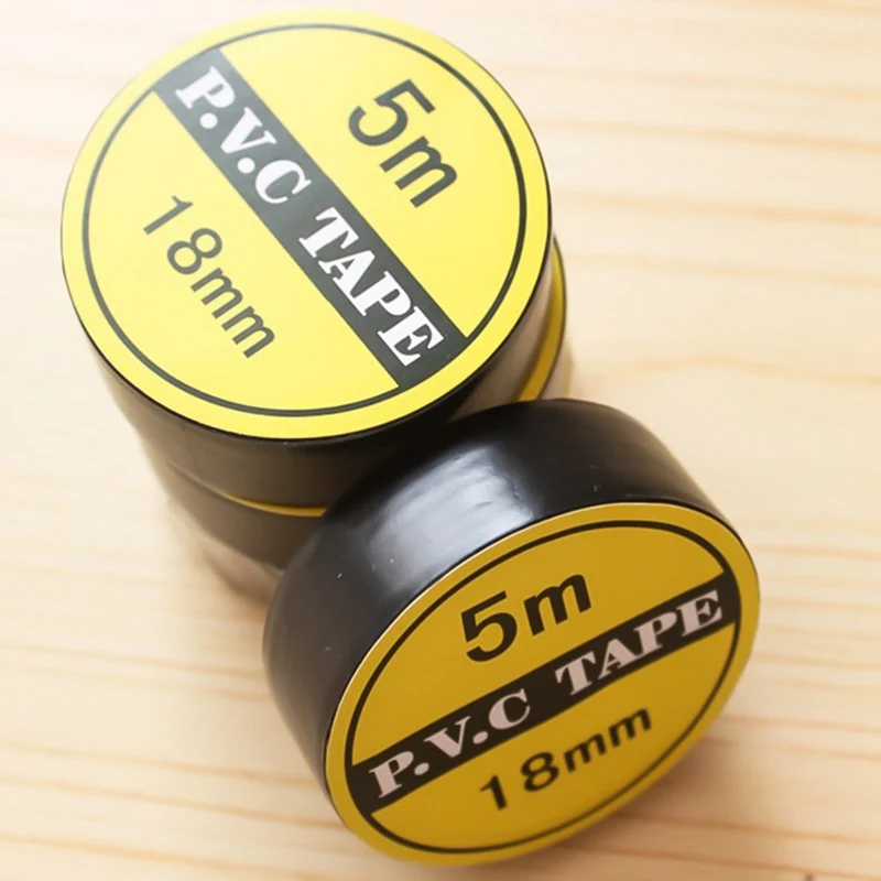 ПВХ огнестойкая клейкая виниловая изоляционная лента рулон термостойкая