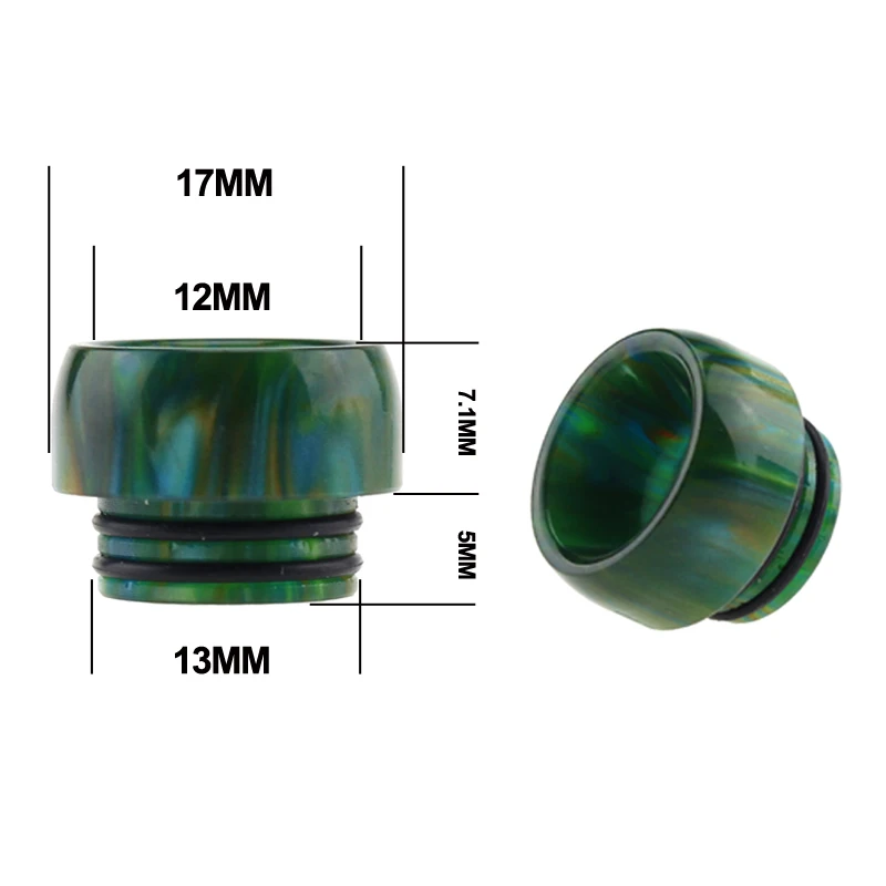 Xfkm Смола 810 капельный наконечник змея смола для RDA распылитель широкий диаметр