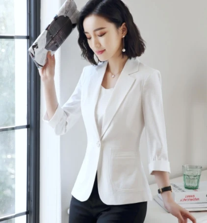 2018 Spring Female Fashion New Business OL Lady Clothing Professional Overalls Blazer Korean Style Career Women | Женская одежда