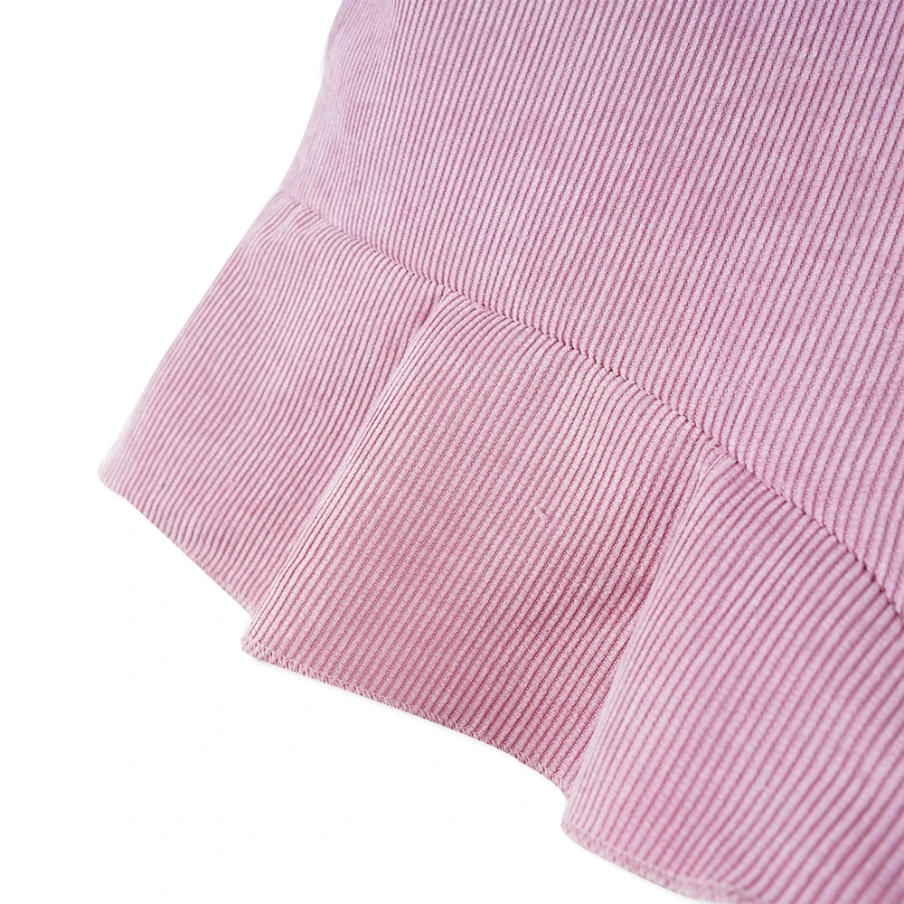 Летние модные вельветовые женские шорты с высокой талией уличные повседневные