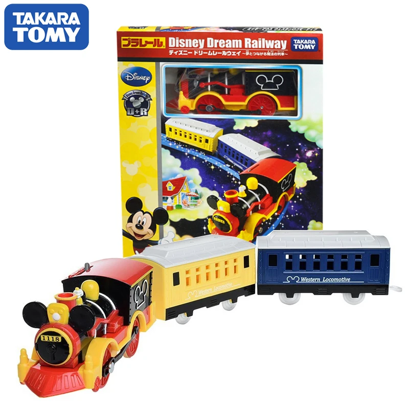 Такара Tomy disney Pixar мечта железная дорога пларайл Микки Маус Западный локомотив
