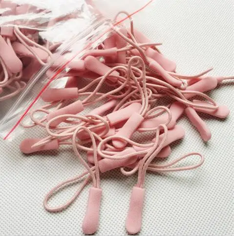 PINK 20 шт./упак. микс Цвет шнур застежки-молнии с ремешком Lariat черного цвета для Аксессуары для одежды п - Цвет: PINK