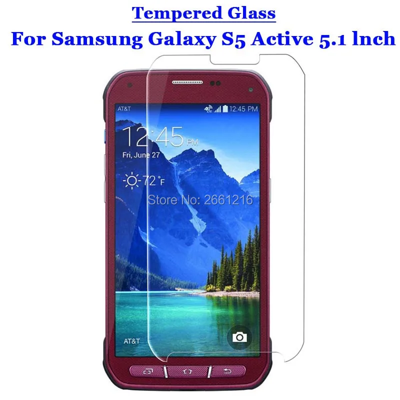 Закаленное стекло S5 9H 2.5D Премиум Защитная пленка для Samsung Galaxy Active G870 5 1 дюйма|tempered