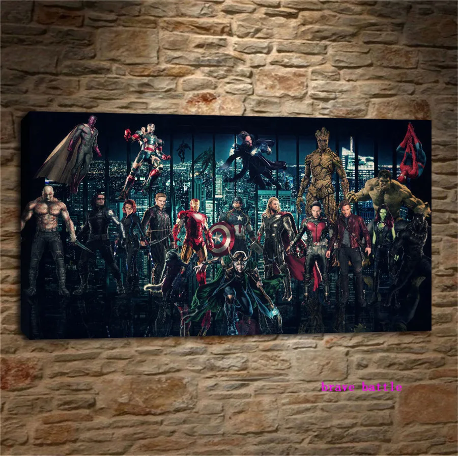 Кинематографическая Вселенная холст картина печать гостиная домашний декор