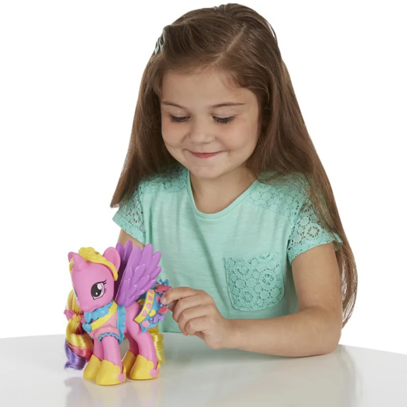 Оригинал My Little Pony принцесса DIY игрушка Дружба Магия Радуга тире пони ПВХ Фигурки