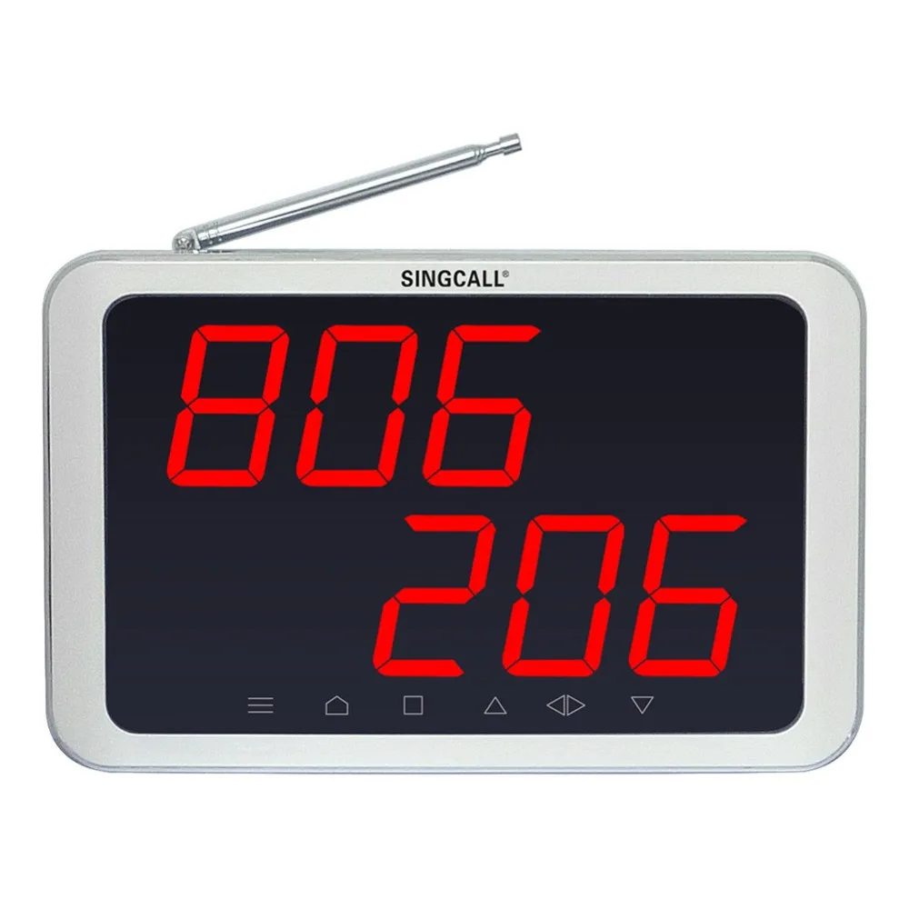 Беспроводная система звонков SINGCALL для ресторана или бара с 5 настольными