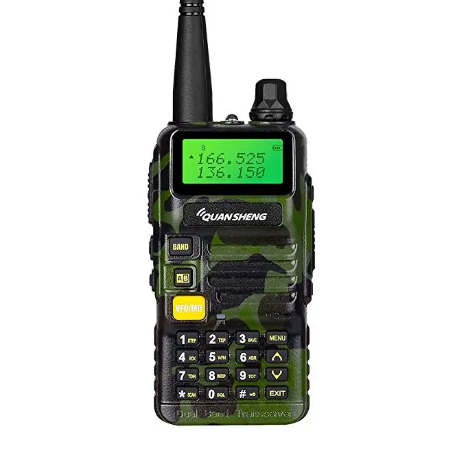 Quansheng UV-R50 портативная рация VHF UHF Двухдиапазонная портативная рация UVR50 с 2 полосами UV R50 UV-5R 5 Вт трансивер Huntin