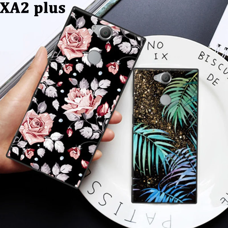 Чехол для Sony Xperia XA2 plus милый мультяшный мягкий чехол телефона XA2plus задняя крышка