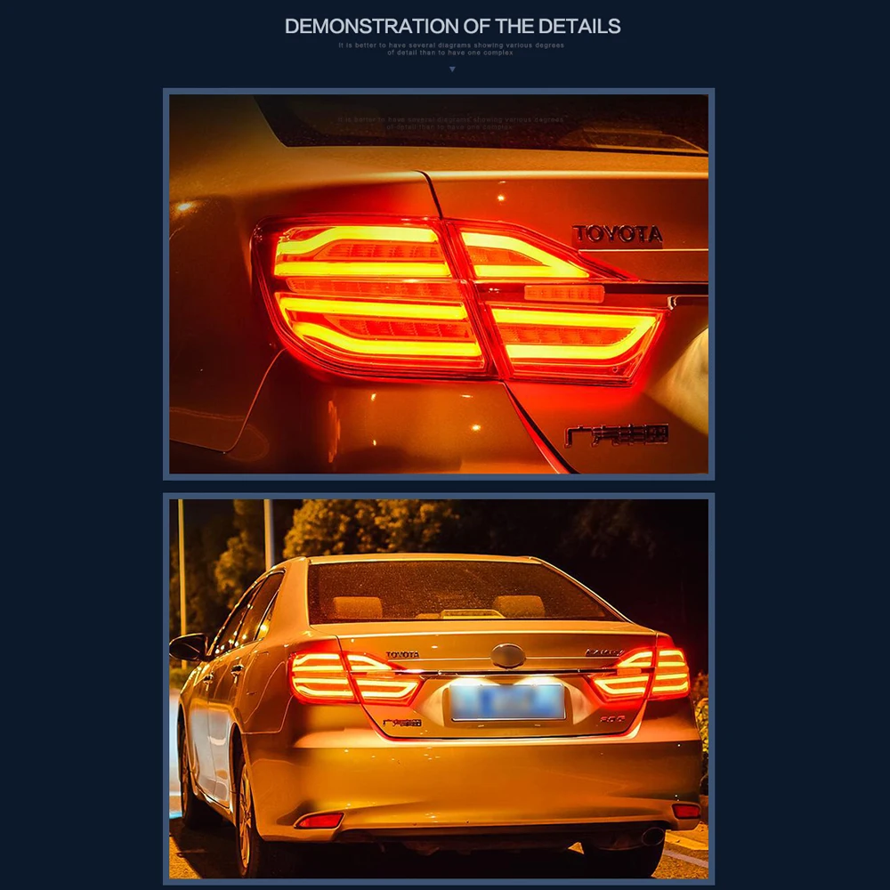 FOR TOYOTA CAMRY 2015 2016 2017 2018 LED TAIL LIGHT ASSEMBLY LAMP | Автомобили и мотоциклы