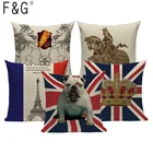 Высококачественная Подушка с национальным флагом, хлопковая льняная подушка для автомобиля, дивана, кровати, домашний декор, наволочка ручной работы с принтом на заказ