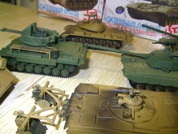 8 шт 1:72 4D пластиковые собрать бак 1st поколения Вторую мировую войну модельная