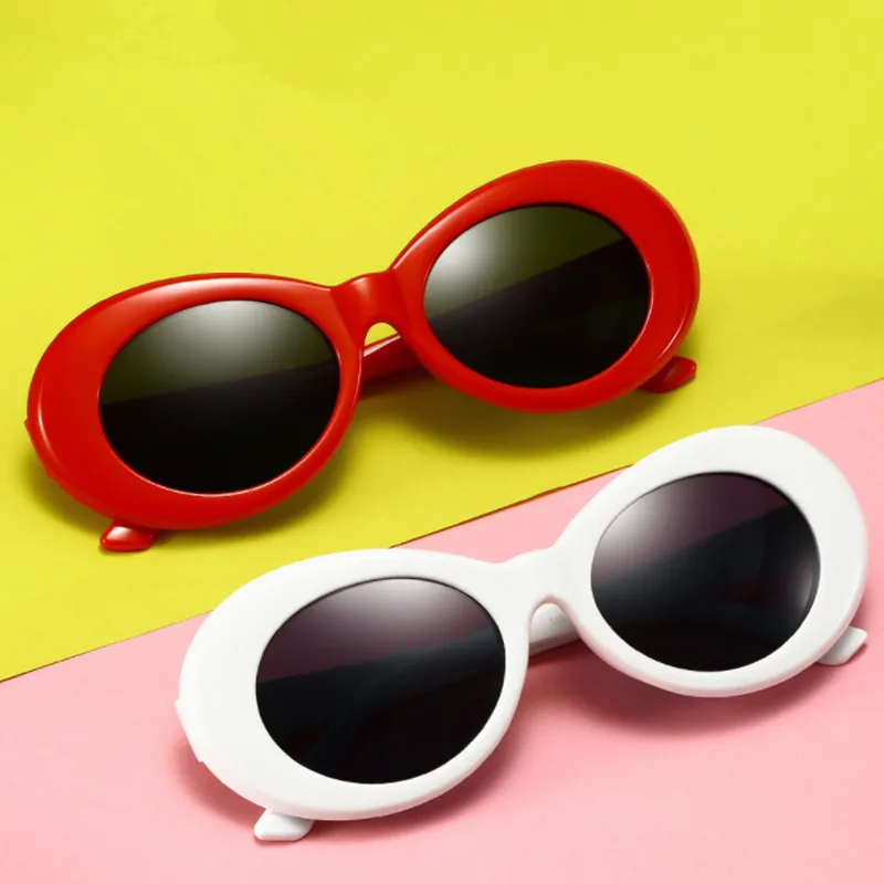 VWKTUUN Sunglasses Women Colorful Glasses Retro Brand Designer Men Vintage Oval Goggles Sun Eyewear New | Аксессуары для одежды