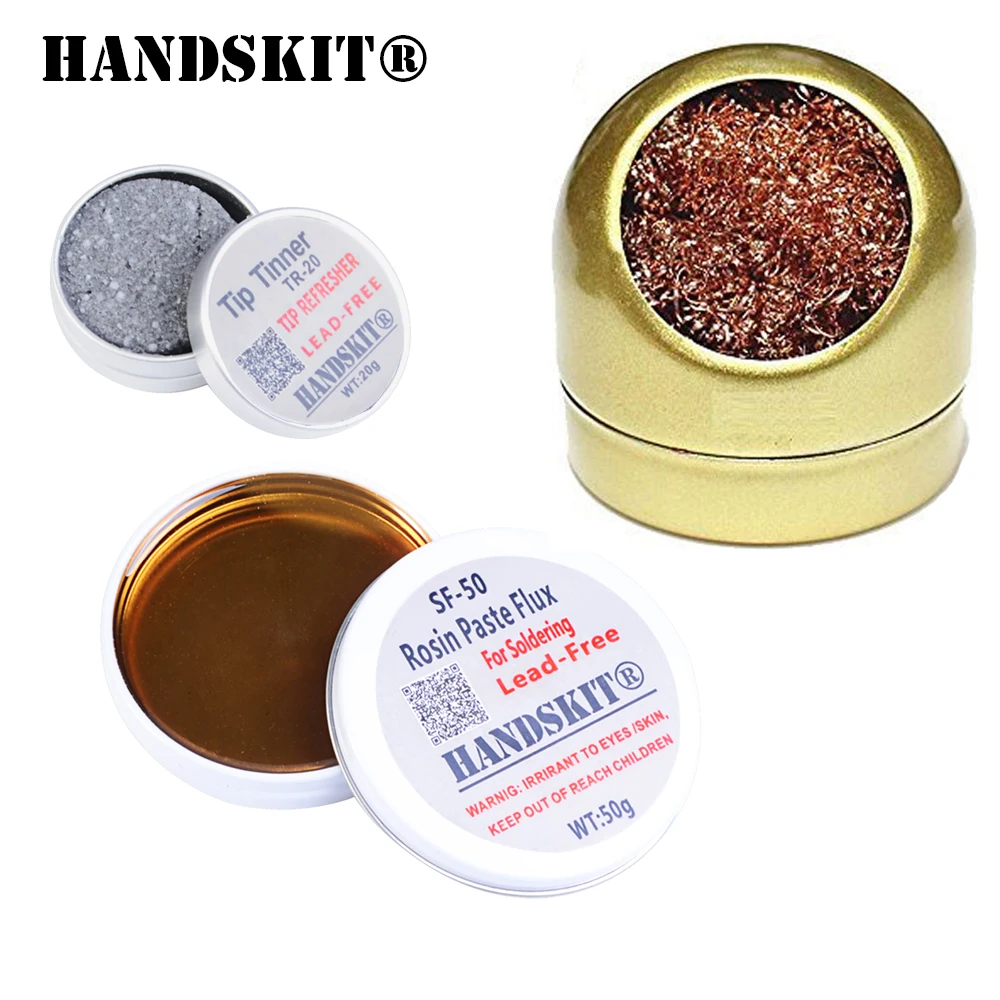 Handskit паяльник с наконечниками Tinner освежитель паяльная паста чистым потоком