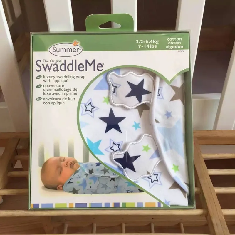 NO2 Летний супермягкий костюм SwaddleMe для новорожденных, хлопок, для детей 0-3 месяцев, спальный мешок, размер 50X73X39 см - Цвет: NO2