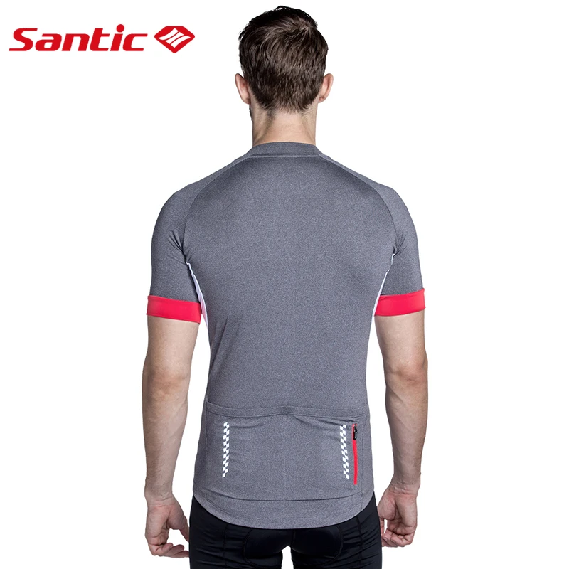 Santic Мужская велосипедная майка Pro Fit N FEEL High Tech Ткань дорожный велосипед MTB