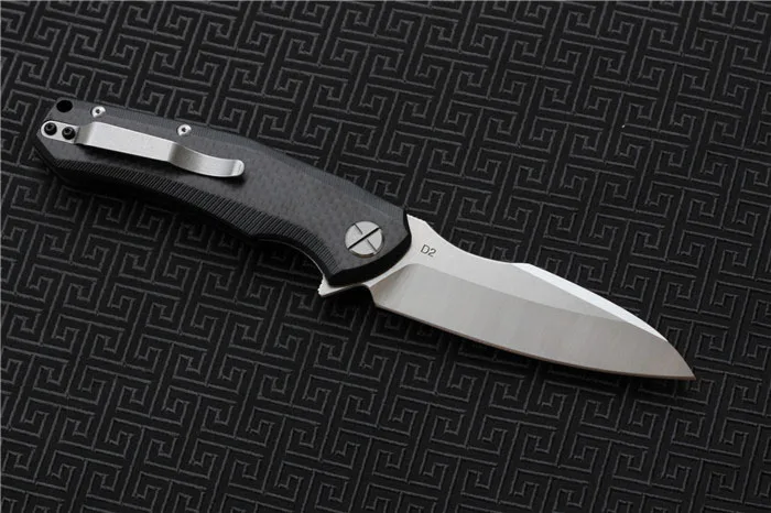 Бесплатная доставка MIKER Redesign ZT0850 складной нож лезвие: D2 (сатин/черная глина) Ручка:
