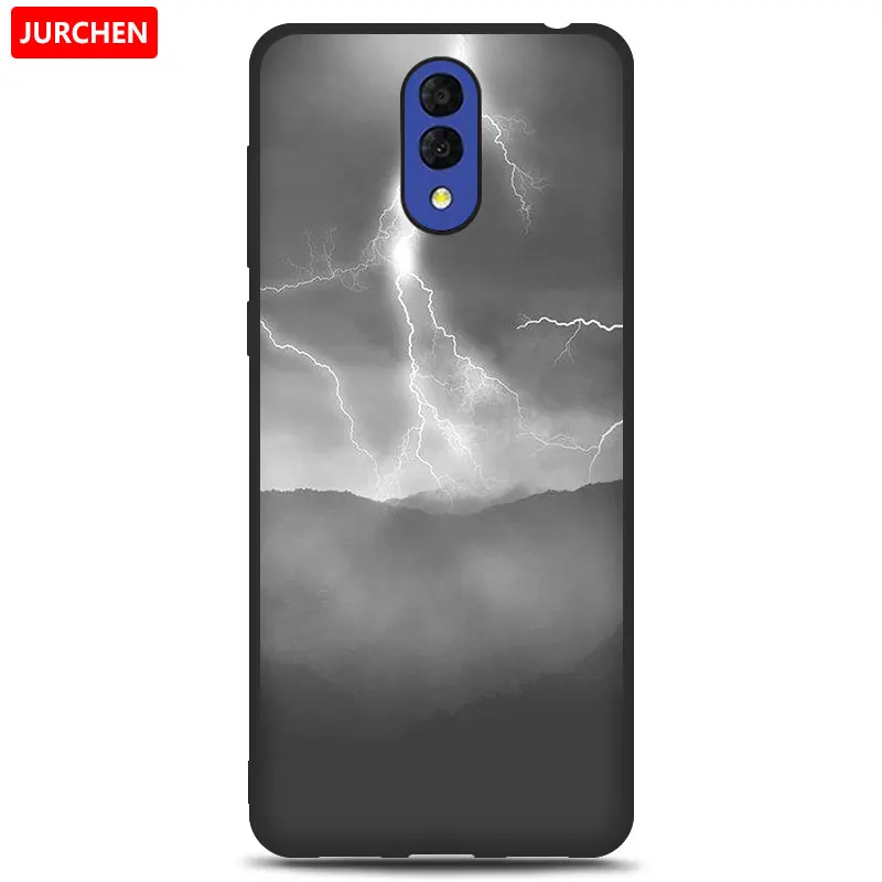 16 JURCHEN Case For Alcatel 3L Case Soft Tpu Silicone Back Cover For Alcatel 3L 3 L Case Cover Funda Printing Bag Cartoon - Цвет: 16