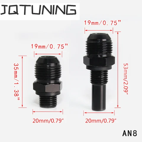 JQTUNING-6 AN6 AN8 x 1/4NPS 4L80E адаптер трансмиссионного масляного радиатора фитинги 1997 - 2007