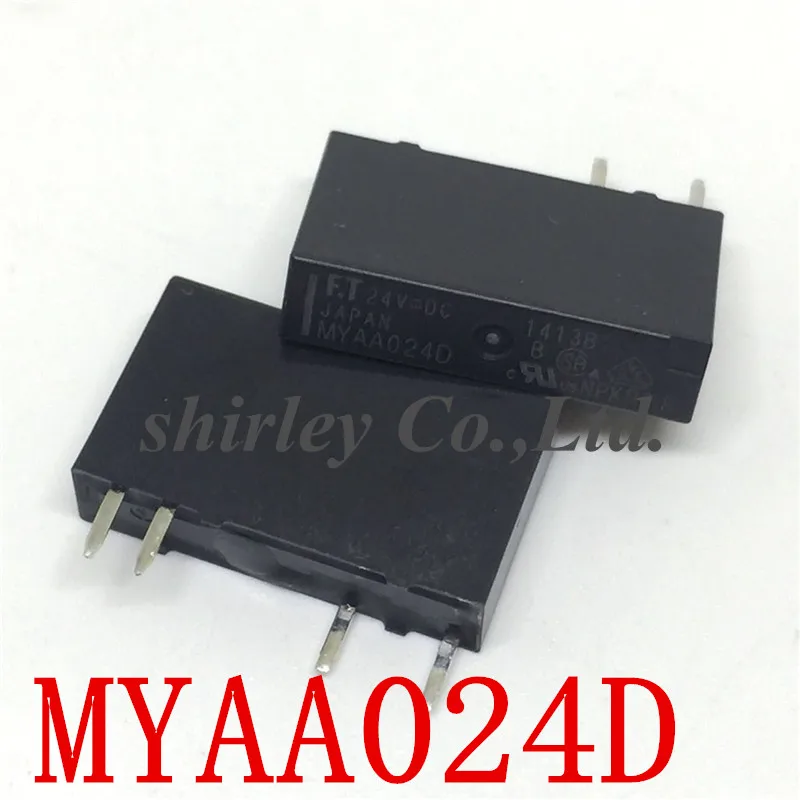 Бесплатная доставка 100 шт 100% новое оригинальное реле MYAA024D 24VDC 5A 250VAC 4pin|Реле| |