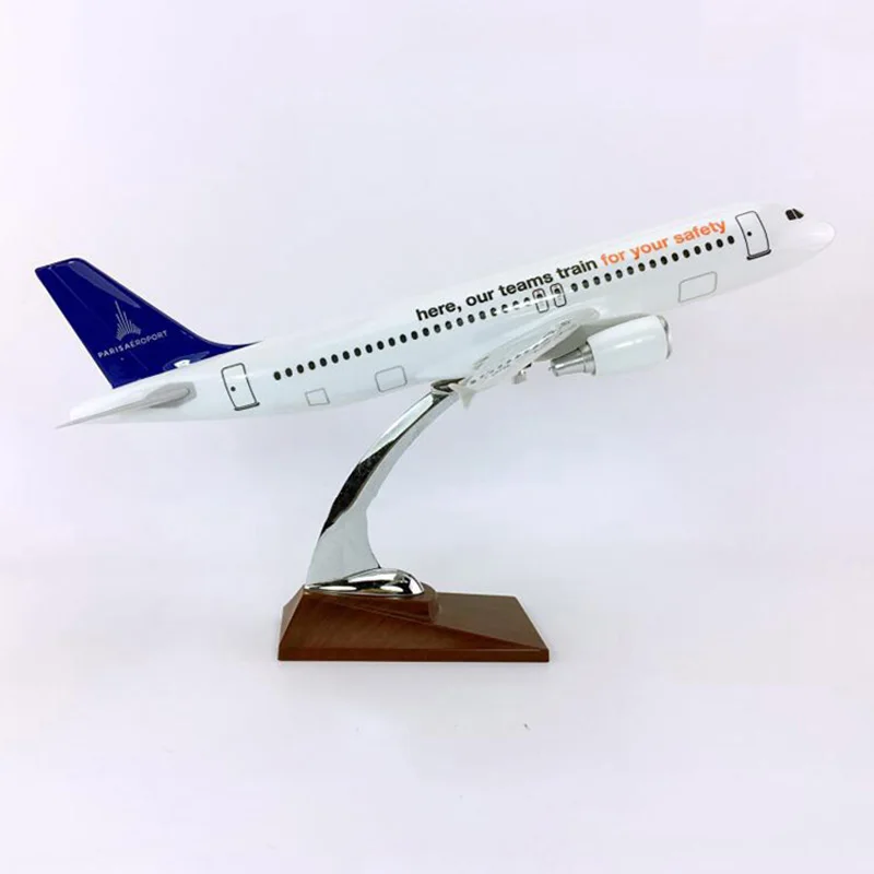 36 см 1: 100 Airbus A320 200 модель AEROPORTS DE PARIS airlines с базовым сплавом самолета Коллекционная